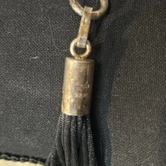 Turquoise Sterling Silver Native American Signed Necklace - Picture 8 of 9